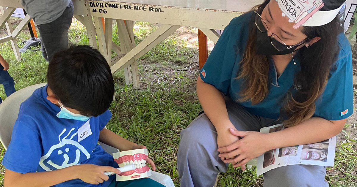 Toothbrushing Activity at Our Lady of Peace Hospital